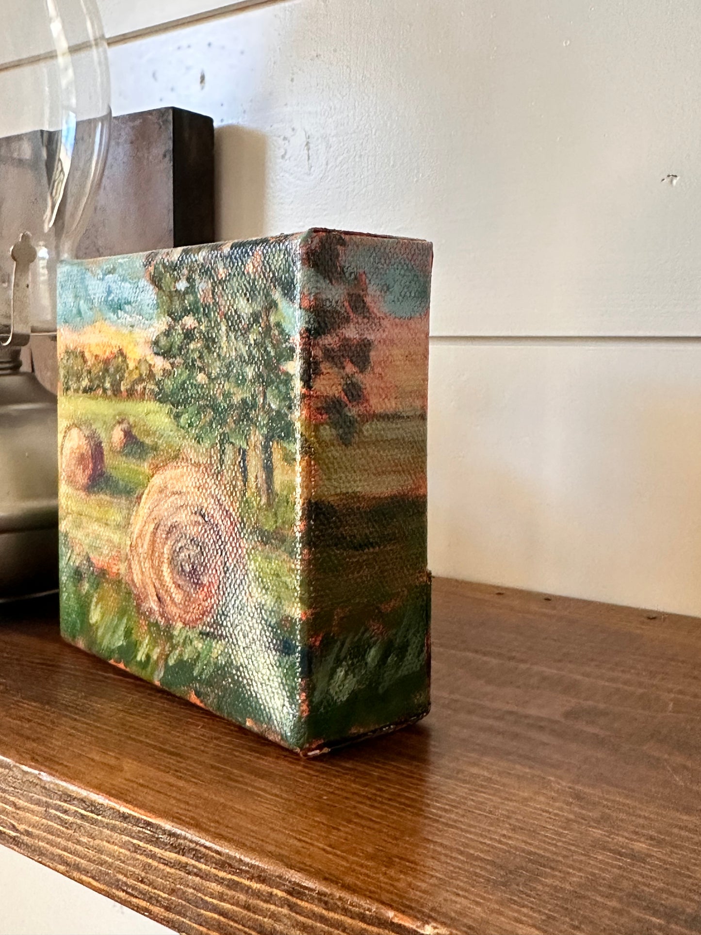 Glimpse: Haybales at Dusk