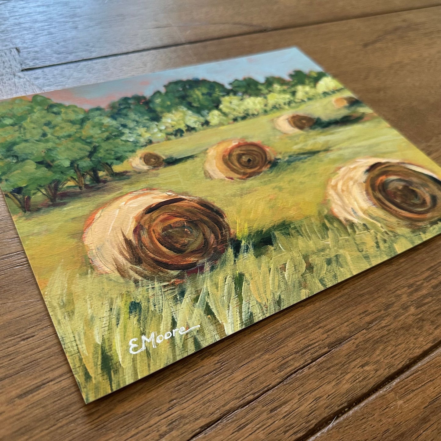 Print “Hay Bales in the Morning”