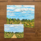 Print “Hay Bales on Mill Creek #2”