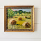 Print “Hay Bales in the Morning”