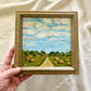 “Hay Bales on Mill Creek #2” Framed Print