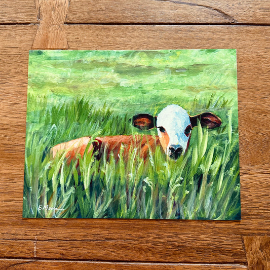 Print “Resting Calf”