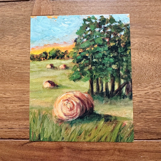 Print “Field of Hay”
