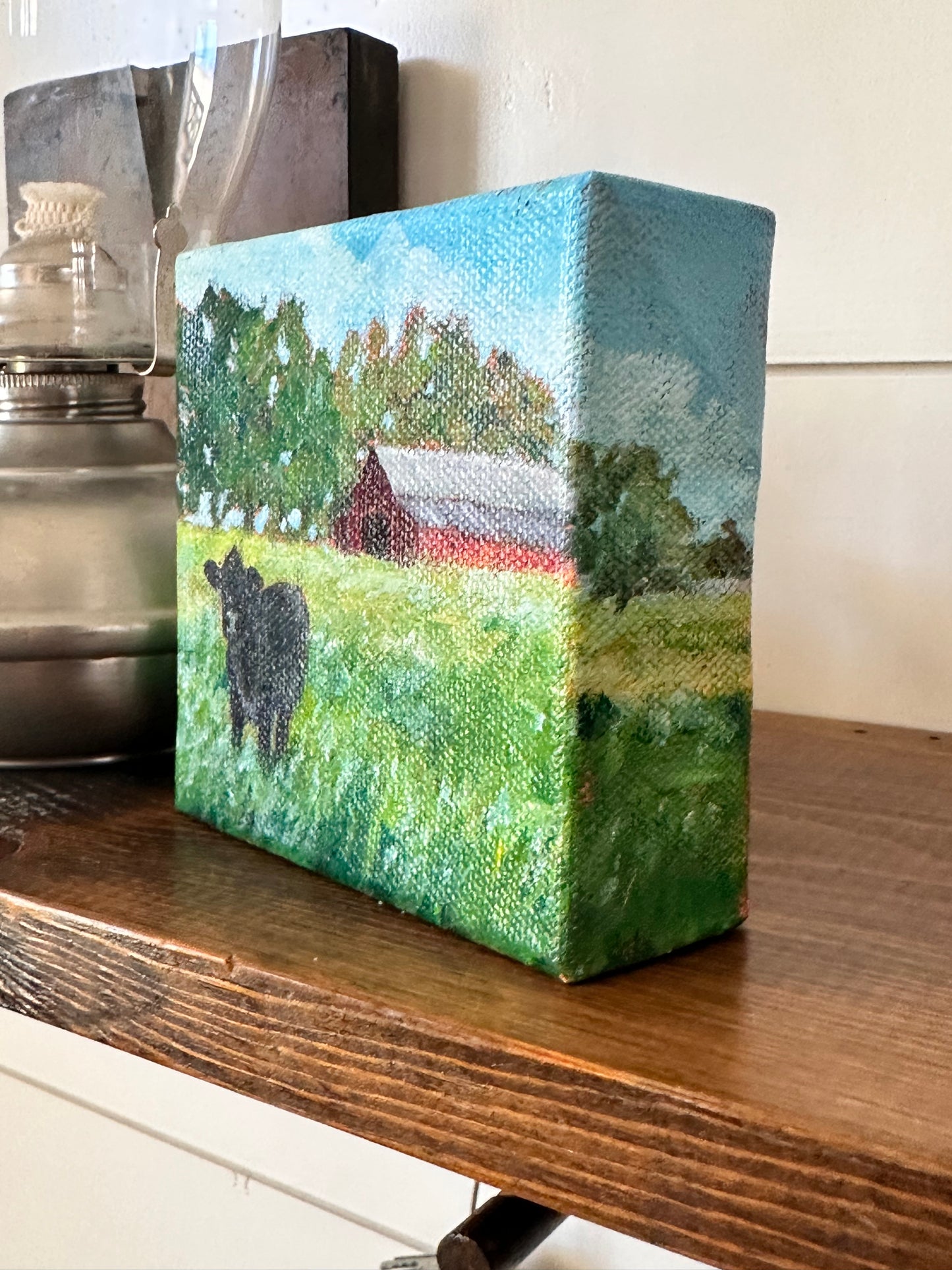 Glimpse: Cow on Old Mill Creek