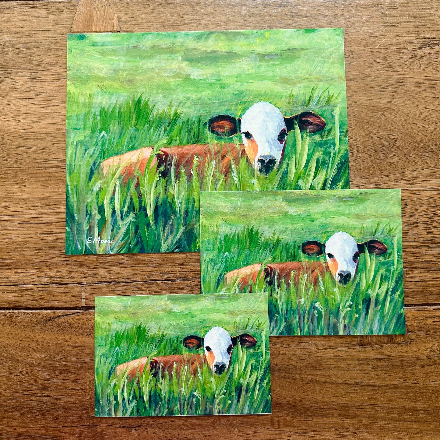 Print “Resting Calf”