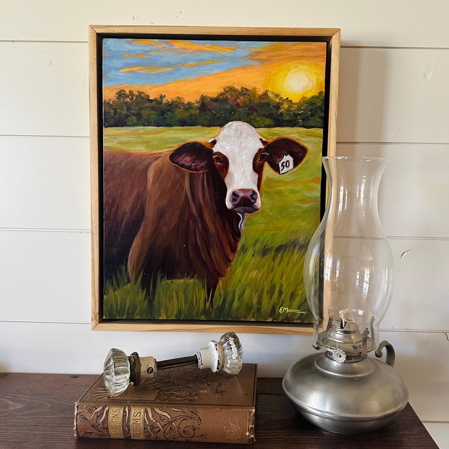 Cow No. 50 at Dusk