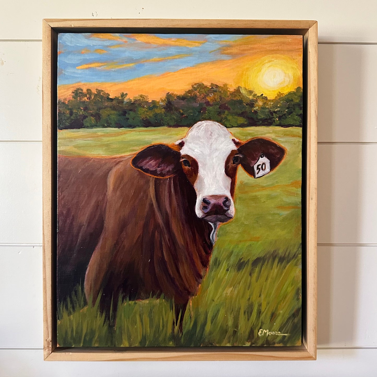 Cow No. 50 at Dusk