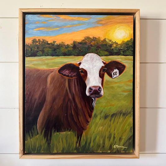 Cow No. 50 at Dusk